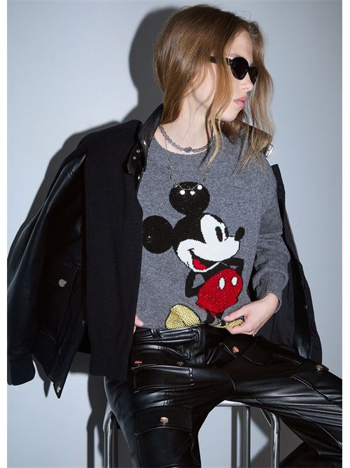 Maglia jacquard in lana Mr Mouse LIU JO | WF6455MS009/L9451